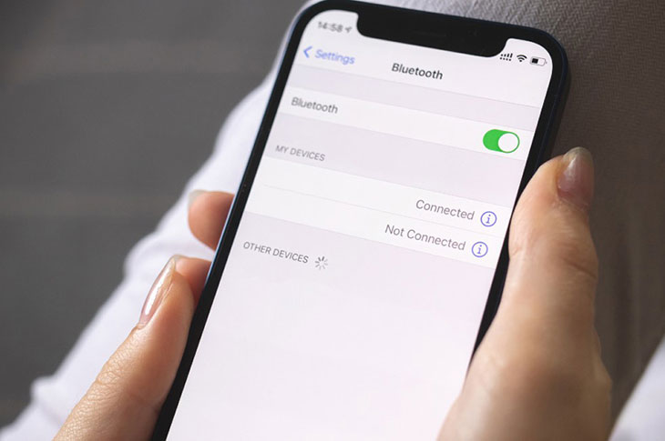 خاموش بودن بلوتوث گوشی همراه