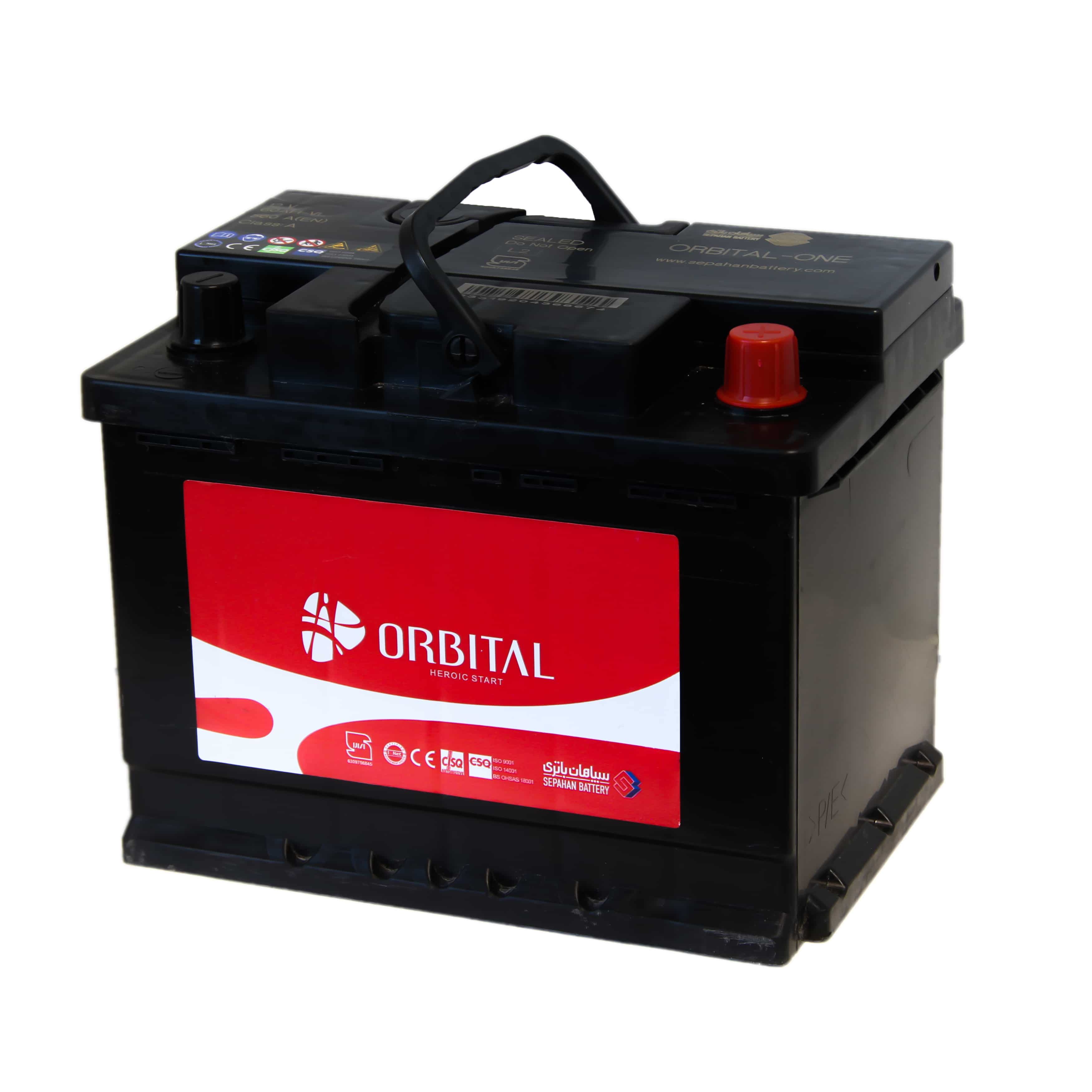 باتری سیلد اسید 12V با ظرفیت 60AH، آمپر راه اندازی 600A ابعاد L2 آریسان
