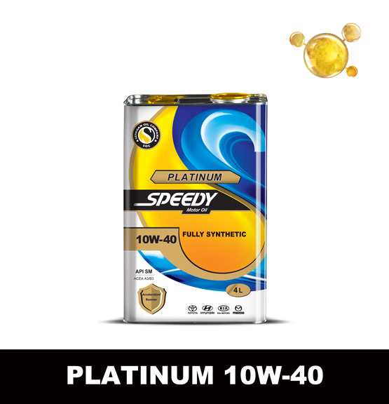 پلاتینیوم 10W40 SM فلزی 4 لیتری جدید 
