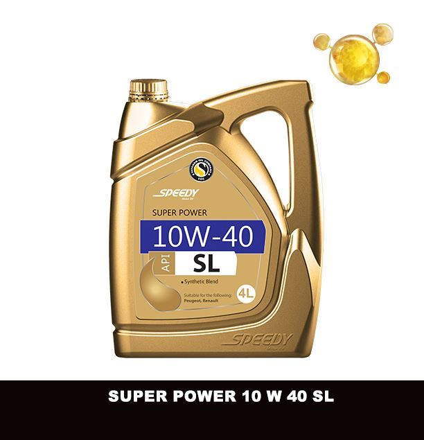 سوپر پاور اسپیدی ویژه اسپیشیال SL 10 w 40 پلاستیکی 4 لیتری 